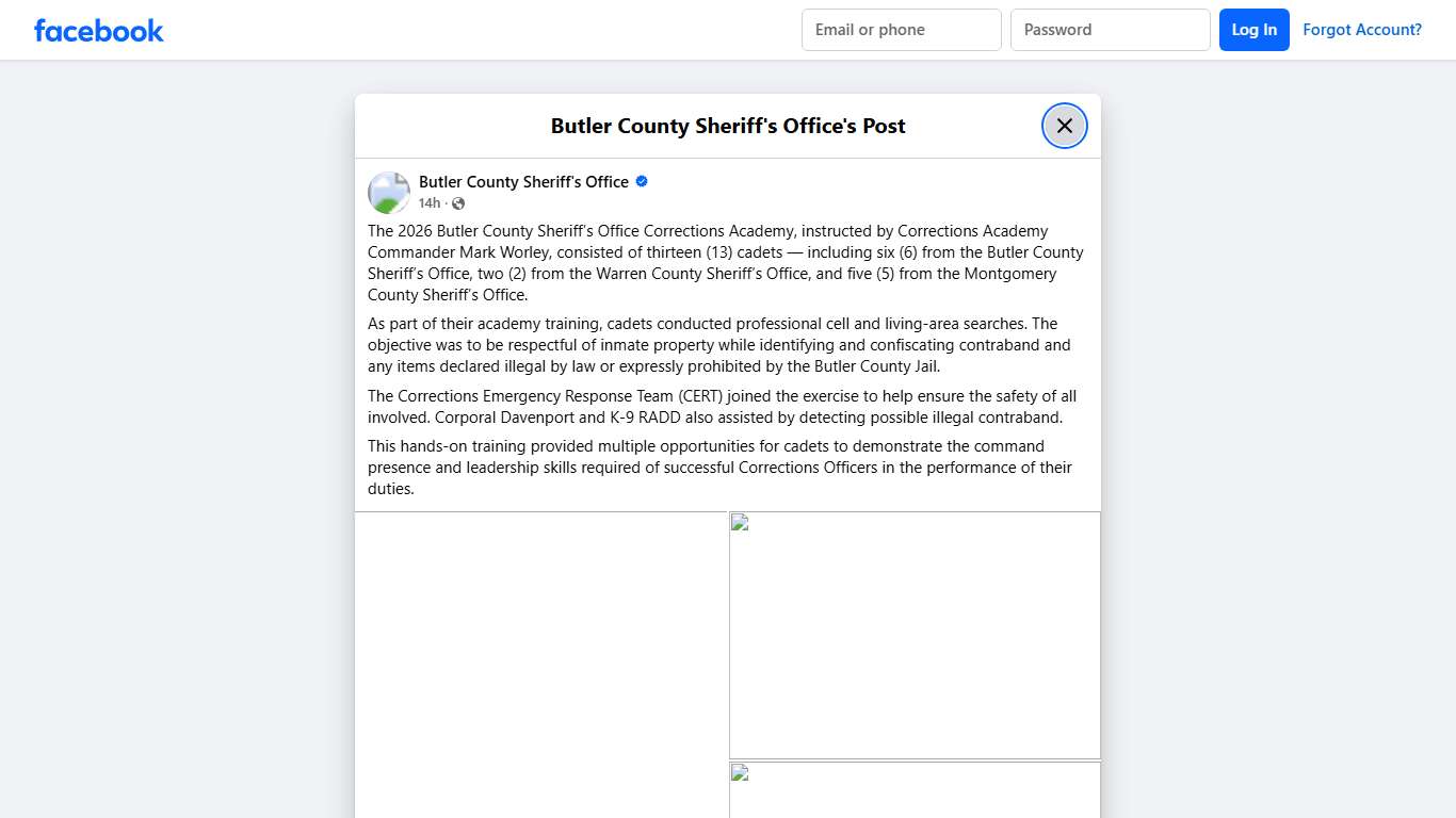 The 2026 Butler County... - Butler County Sheriff's Office | Facebook